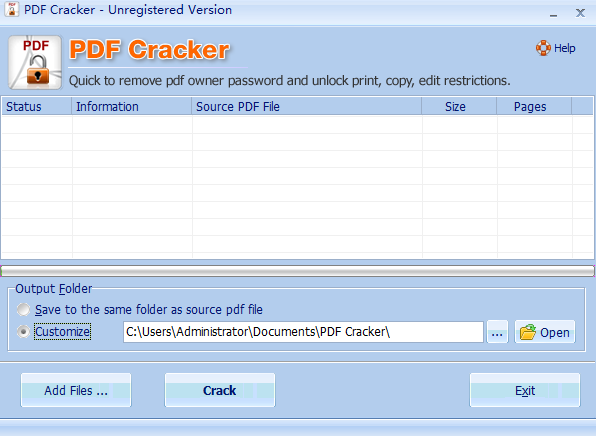 PDF Cracker免费