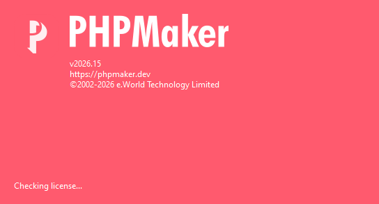 PHPMaker 2026免费