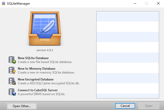 SQLiteManager (数据库管理) 