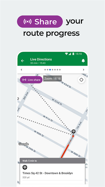 moovit app 截图 4