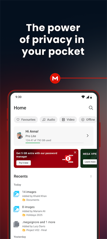 MEGA官方版App 截图 1