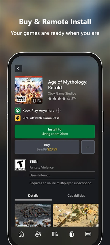 Xbox手机版App 截图 3