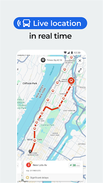 moovit app 截图 2