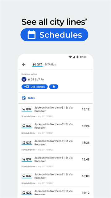 moovit app 截图 3