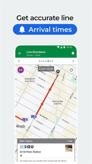 moovit app 截图 1